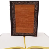 Ahşap Deri Defter - 1