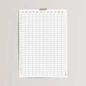 Zamansız Yıllık Planlayıcı Takvim, Sürekli Takvim, Tarihsiz Yıllık Planlayıcı Duvar Takvimi, Zamansız Takvim thumbnail 4