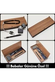Babalar Günü Özel - 3lü Muhteşem Kombin - Tesbih - Çakmak - Kalem - Kişiye Özel - 1