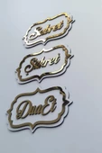 Sabret Şükret Dua Et 3lü Set Duvar Dekoru - 2