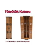 3 mm MDF Ahşap Tütsülük Kutusu - Özel Tasarım - 1
