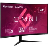 VIEWSONIC 31.5" VA VX3218C-2K 1MS 165HZ HDMI-DP KAVISLI GAMING MONİTÖR 2560X1440 thumbnail 3