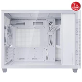 ASUS PRIME AP201 Gaming Mid-Tower PC Kasası Beyaz thumbnail 4