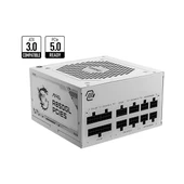 MSI 850W 80+ GOLD A850GL PCIE 5.0 TAM MODÜLER POWER SUPPLY BEYAZ thumbnail 2