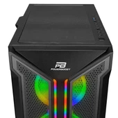 POWERBOOST VK-Z002B 4-ARGB RING FANLI GAMING MID-TOWER PC KASASI - 5