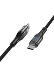 Hoco U115 1.2M 100W Type-C to Type-C Şarj Data Kablosu thumbnail 11