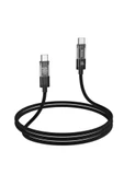 Hoco U116 1.2M 60W Type-C to Type-C Şarj Data Kablosu thumbnail 3