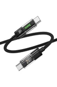 Hoco U116 1.2M 60W Type-C to Type-C Şarj Data Kablosu thumbnail 7