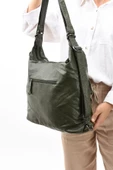 Y.S.Deri Deri Kadın Omuz Postacı Çantası Sırt Çantası Fonksiyonel Kullanım 23*30 Cm Vegan Suni Deri - 4