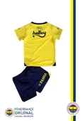 Fenerbahçe Orijinal Lisanslı 23-24 Sarı Çocuk Forma Set - 2