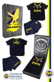 Fenerbahçe Orijinal Lisanslı 23-24 Lacivert Çocuk Forma Set Hediyelik Ahşap Kutulu - 1