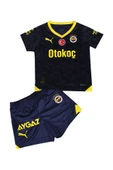 Fenerbahçe Orijinal Lisanslı 23-24 Lacivert Çocuk Forma Set Hediyelik Ahşap Kutulu - 5