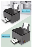 A4 Hazır Etiket 52.5x35 mm 10 Sayfa 1 Paket Kendinden Yapışkanlı Fotokopi Lazer İnkjet Kağıdı Yazıcılar İçin Uyumlu - 2