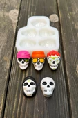 Kuru Kafa Beşli Silikon Mum Kalıbı thumbnail 3