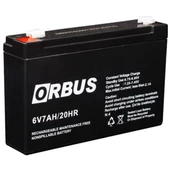 ORBUS 6 VOLT - 7 AMPER AKÜ (150 X 30 X 94 MM) - 1