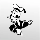 Folyo Sticker Daffy Duck - 1