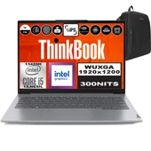 Lenovo Thinkbook 14 G6 Irl Intel Core I5 13420H 80GB 4tb SSD 14" Wuxga 300NITS IPS Windows 11 Pro Taşınabilir Bilgisayar 21KG00UCTRP30 + Zetta Çanta thumbnail 1