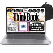 Lenovo Thinkbook 14 G6 Irl Intel Core I7 13700H 40GB Ddr5 1tb SSD 14" Wuxga 300NITS IPS Windows 11 Home Taşınabilir Bilgisayar 21KG004NTRH14 + Zetta Çanta thumbnail 1