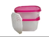 Moon Star Peynir Saklama Kabı Süzgeçli Hava Sızdırmaz 1,8+0,9 Litre-MID-ST200 - 9