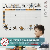 Haftalık Ders Programı, Yüzeye Zarar Vermeyen Sihirli Inovatif Akıllı Kağıt, Ders Planlayıcı - 1