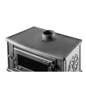 Üç Camlı Fırınlı Döküm Şömine Soba | Erendemir - 4