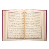 Büyük Cep Boy Kur'an-ı Kerim (Lila, Kılıflı, Mühürlü) - 3