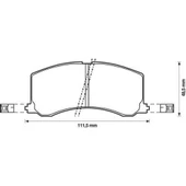 ÖN FREN BALATA SUZUKİ BALENO 96-00 - 1