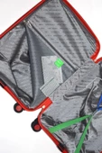 Benetton Trolley Valiz Kırmızı Büyük Boy 14BNT2000-01-KR - 5