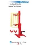 Gar Tool 1 Ton Hidrolik Helezon Yay Çektirme Kafes Korumalı GTL15005A - 1