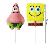 Relkon Orjinal Lisanslı Sponge Bob Square Pants Marshmallow Lolipop 45 Gr (12 Adet) thumbnail 3
