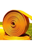 Süper Örme Bez Salma Sulama Hortumu - 10 cm x 30 Metre Dayanıklı Yassı Bahçe Hortumu - 1