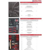 İzeltaş 5 Çekmeceli Dolu Takım Arabası Trend 93 Parça 8244 00 5096 - 3