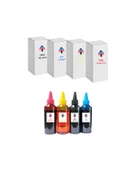 Safir Toner Hp 47 - Hp Deskjet Plus 4828 100 ML  Kartuş Mürekkep Dolum Seti - 1