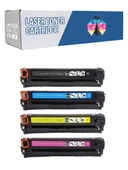 Safir Toner Hp 128A-CE320A LaserJet CM1415fn CMYK 1 Set Muadil Toner - 1