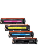 Safir Toner Hp LaserJet Pro MFP M477fdn 204A-CF510A CMYK 1 Set Muadil Toner - 2