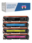 Safir Toner Hp LaserJet Pro MFP M477fdn 204A-CF510A CMYK 1 Set Muadil Toner - 1