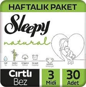 SLEEPY 3 NUMARA BEBEK BEZİ 30 LU - 1