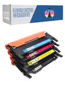 Safir Toner Samsung CLT-K406S CLX-3300 CMYK 1 Set  Muadil Toner - 1