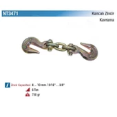 NT Tools 6 Ton Kapasiteli Kancalı Zincir Kavrama Kurt Ağzı NT3471 - 2