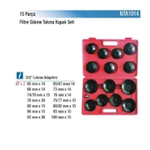 NT Tools 15 Parça Sac Kapak Tip Filtre Sökme Takma Seti NTA1014 - 1