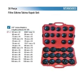 NT Tools 30 Parça Sac Kapak Tip Filtre Sökme Takma Seti NTAN5003 - 1