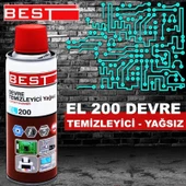 Best Yağsız Kontak Devre Temizleyici 200ml. EL200 - 1