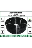 16 mm Delikli 250 mt 25 cm Bahçeniz İçin İdeal Damla Sulama Hortumu -Tohum Hediye- Hazır SET 20'li - 1