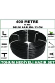 16 mm Delikli 400 mt 33 cm Bahçeniz İçin İdeal Damla Sulama Hortumu -Tohum Hediye- Hazır SET 25'li - 3