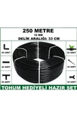 16 mm Delikli 250 mt 33 cm Bahçeniz İçin İdeal Damla Sulama Hortumu -Tohum Hediye- Hazır SET 20'li - 5