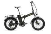 BİSAN E-FOLDING F2 ELEKTRİKLİ KATLANIR BİSİKLETİ  43CM MD 20 JANT 7 VİTES MAT SİYAH SARI - 1