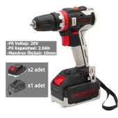 Specco Profesyonel 20V Akülü Darbeli Delme Vidalama 2A Çift Akü Çantalı XSP20V-4040 - 2