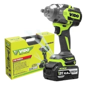 Vido Profesyonel 21V Akülü Darbeli Somun Sökme 1/2" Çift Akü Kömürsüz Motor WD040440210 - 1