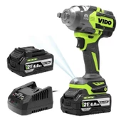Vido Profesyonel 21V Akülü Darbeli Somun Sökme 1/2" Çift Akü Kömürsüz Motor WD040440210 - 2