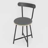 Eportatif Balkon Sandalyesi Mutfak Salon Bahçe Sandalye Füme 1471 - 2